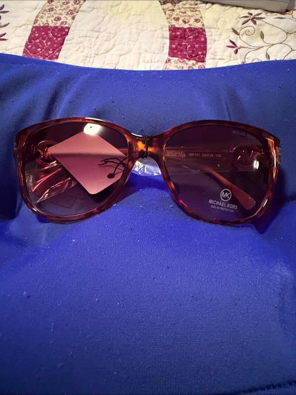 Michael Kors Tortoiseshell Brown Gradient Lens Women's Sunglasses